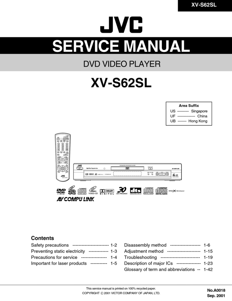 JVC XV-S62SL User manual