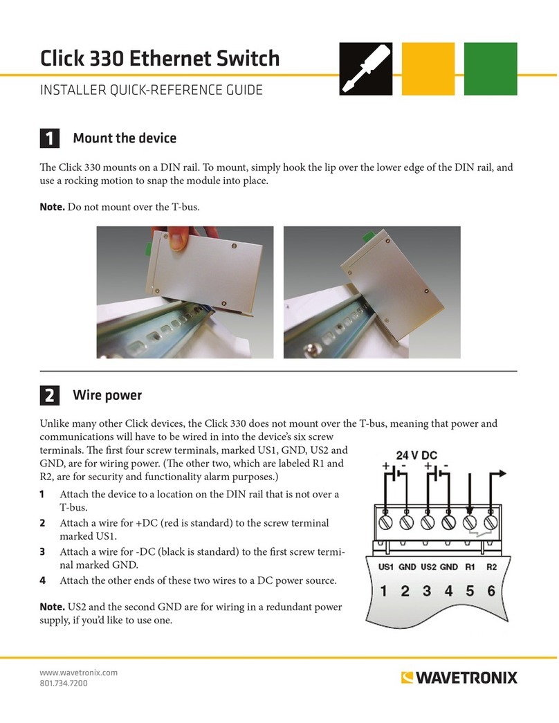 Wavetronix Click 330 User manual