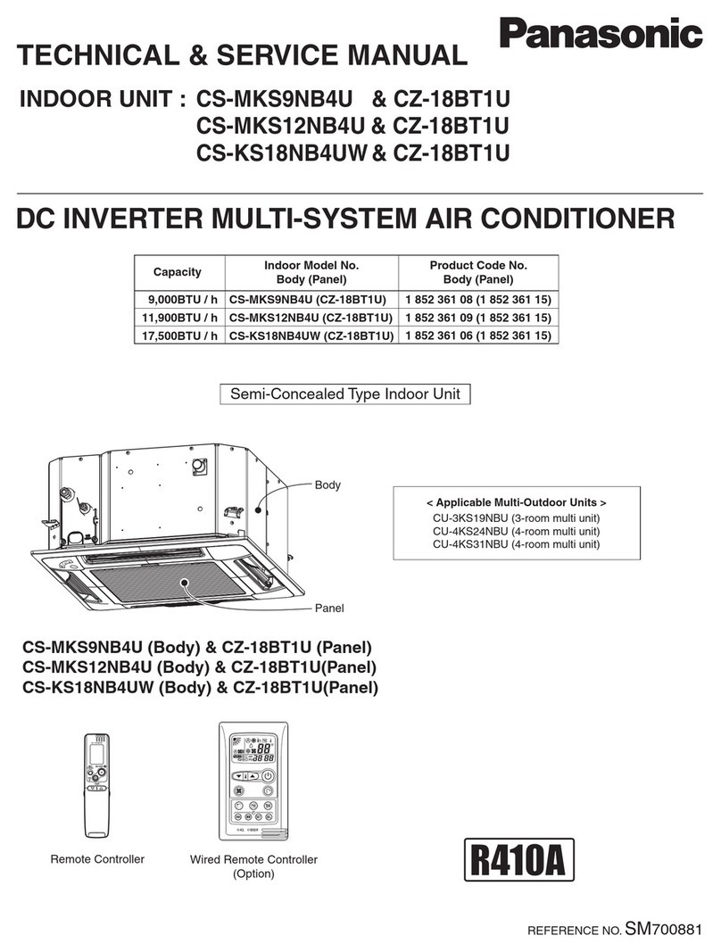 Panasonic CS-MKS9NB4U Operating manual