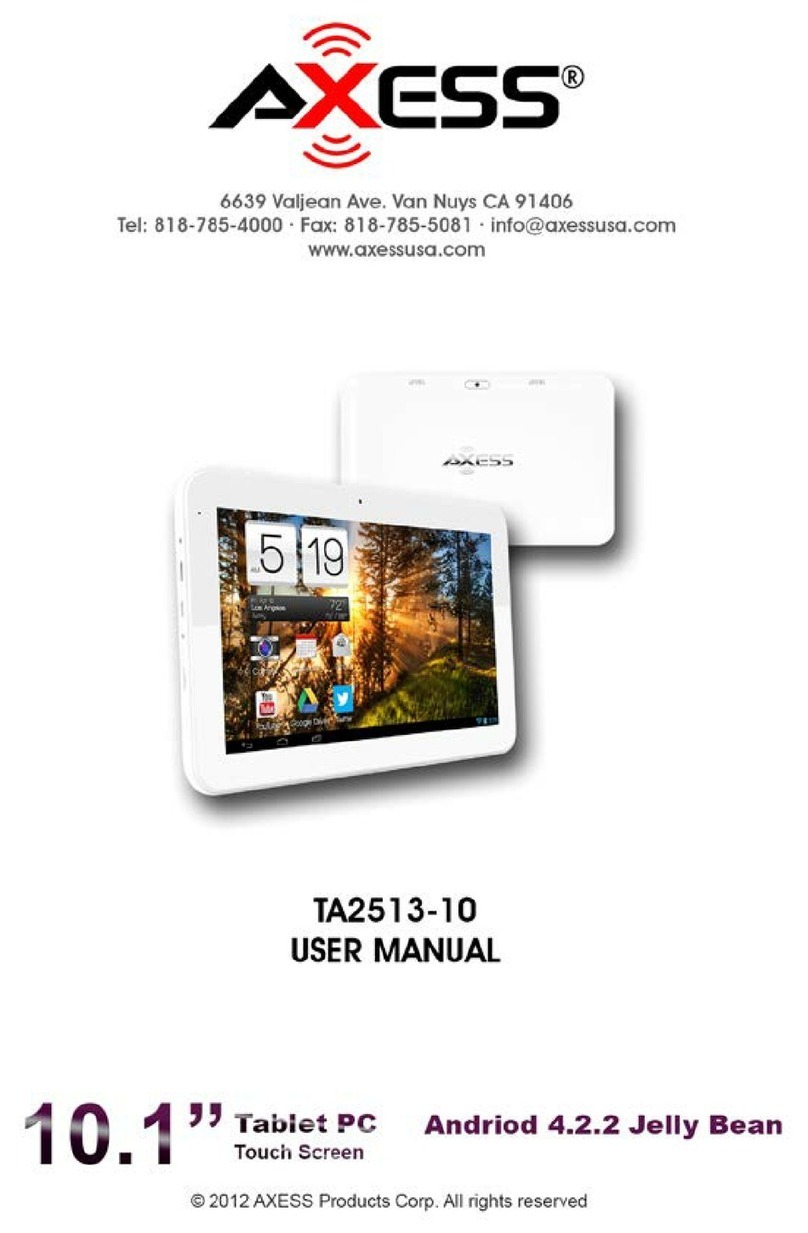 Axess TA2513-10 user manual