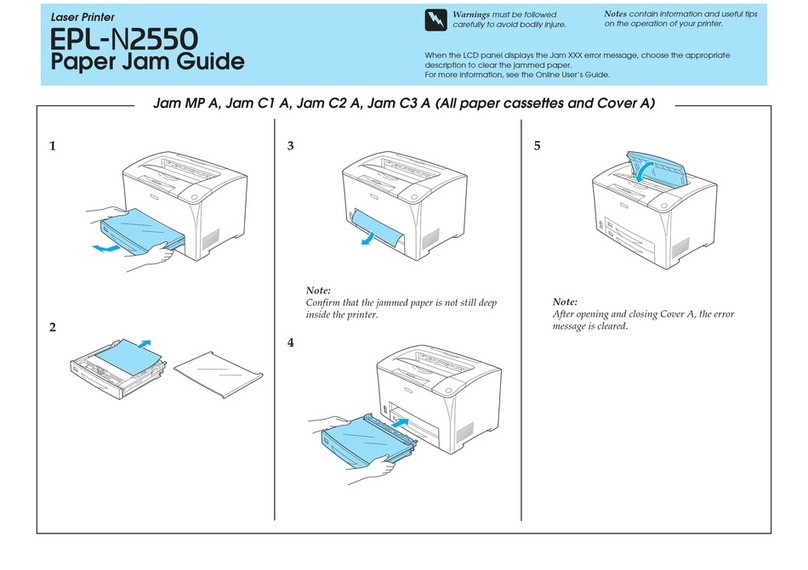 Epson ELP-N2550 Quick reference guide