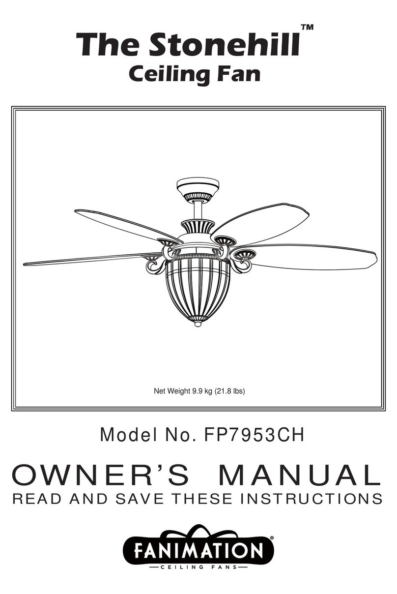 Fanimation Stonehill FP7953CH User manual