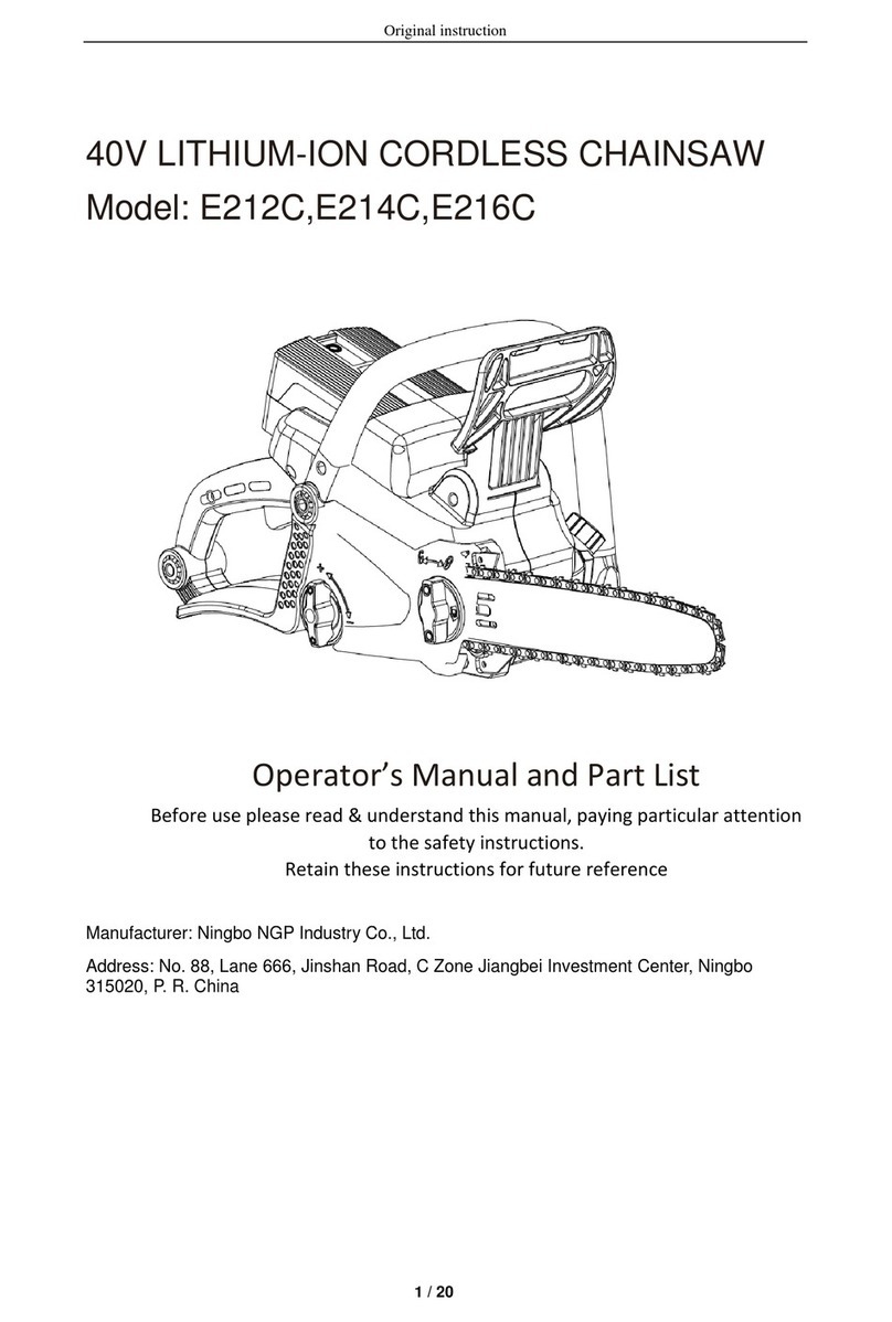 Ningbo E212C Operator's manual