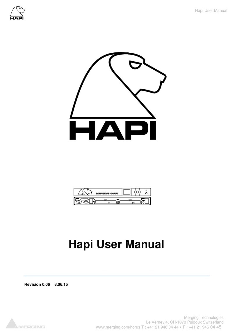 Merging Technologies HAPI user manual