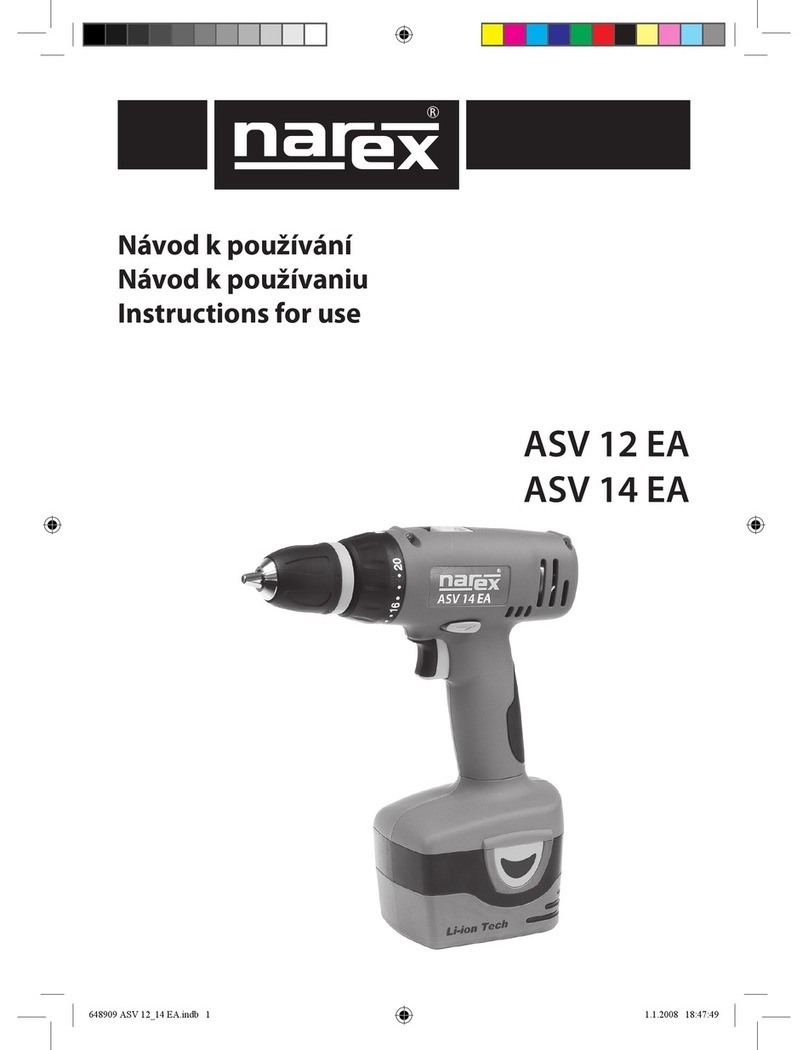 Narex ASV 12 EA User manual