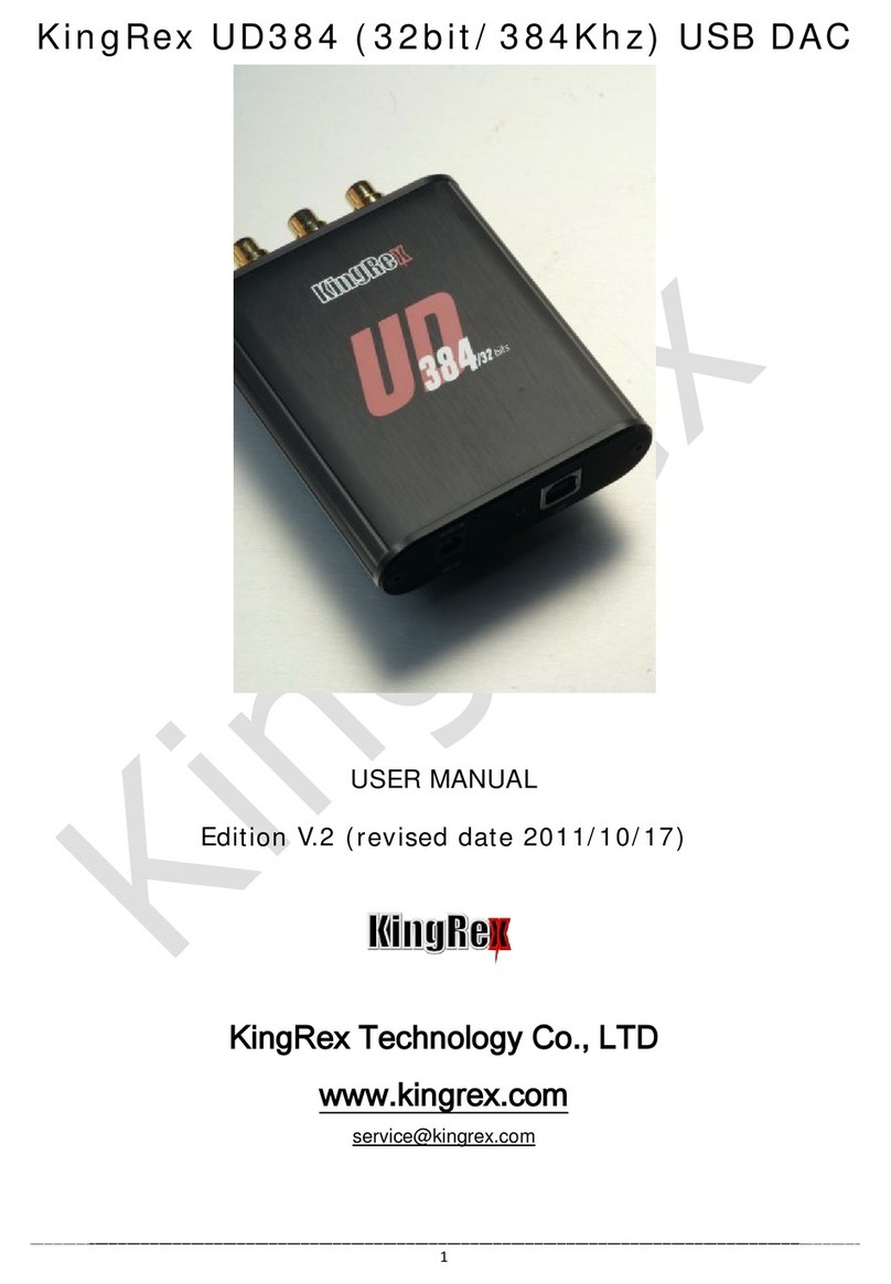Kingrex UD384 user manual