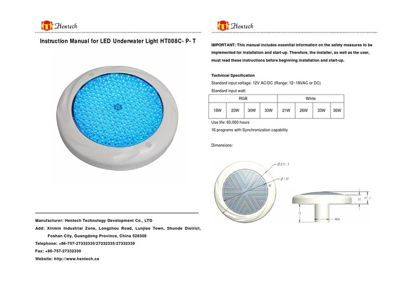 hentech HT008C-P-T instruction manual