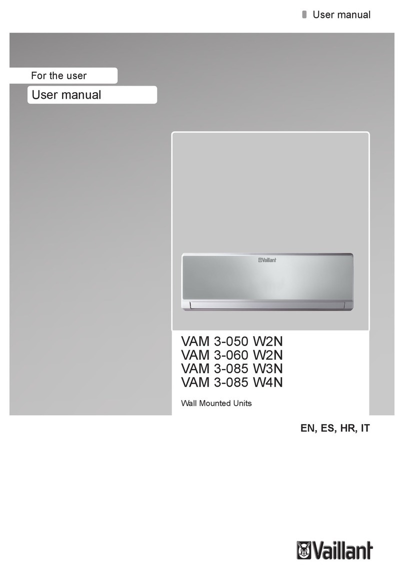 Vaillant VAM 3-050 W2N User manual Vaillant VAM 3-050 W2N User manual