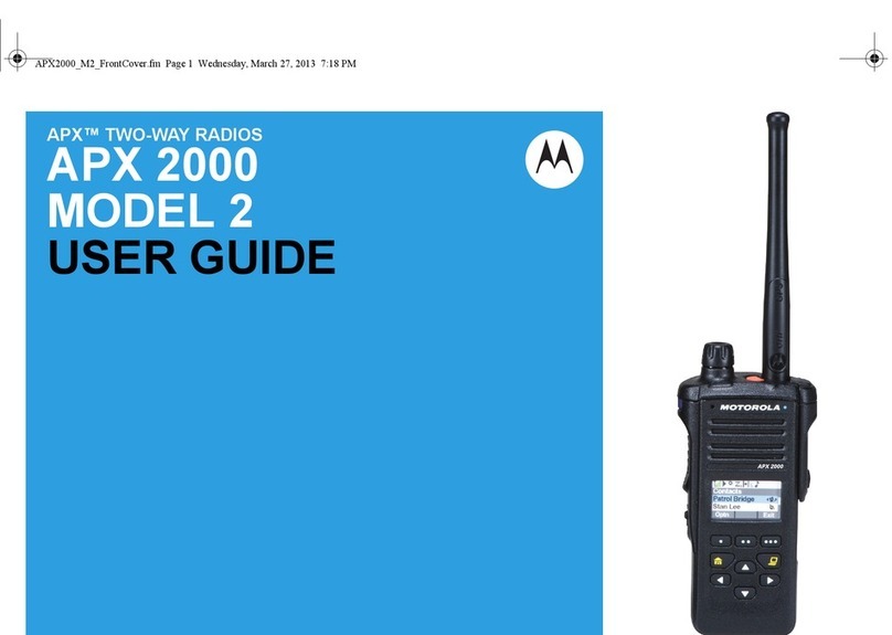 Motorola APX 2000 2 User manual