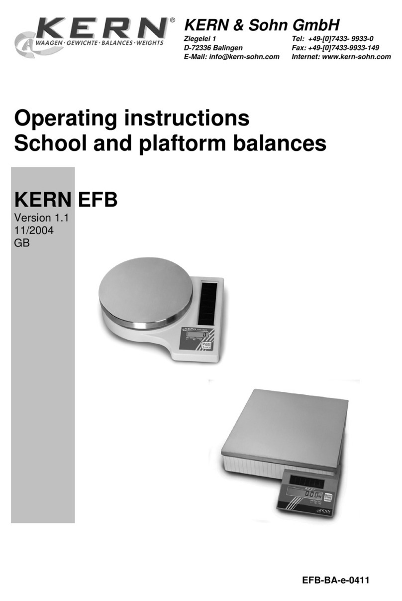 KERN EFB User manual