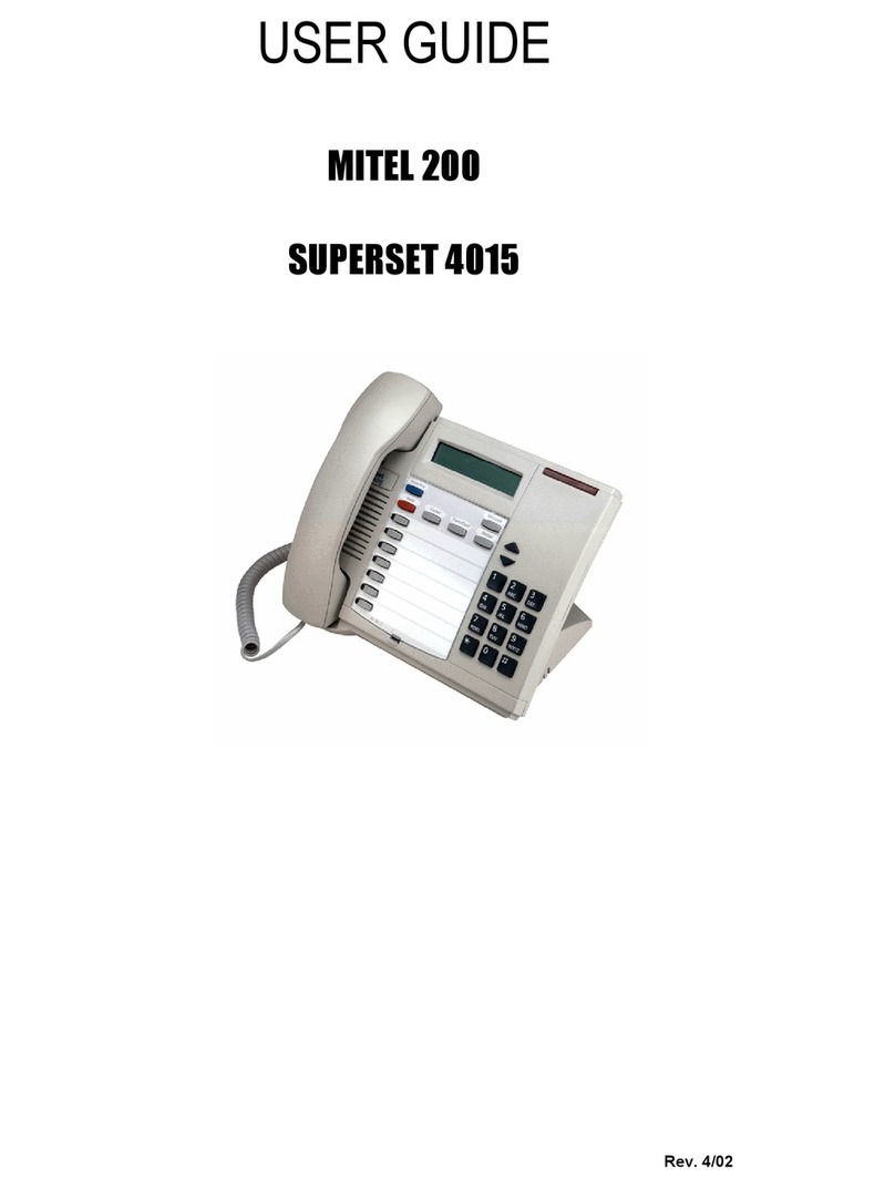 Mitel 200 user guide
