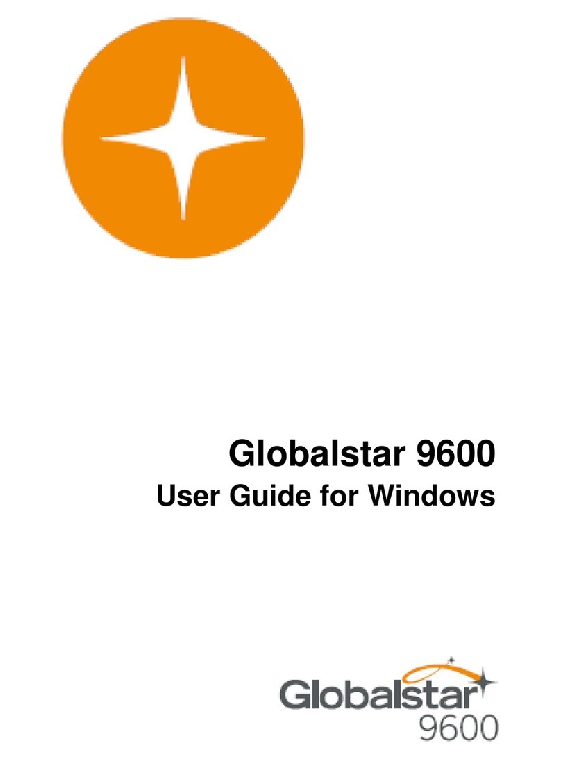 Globalstar 9600 User manual