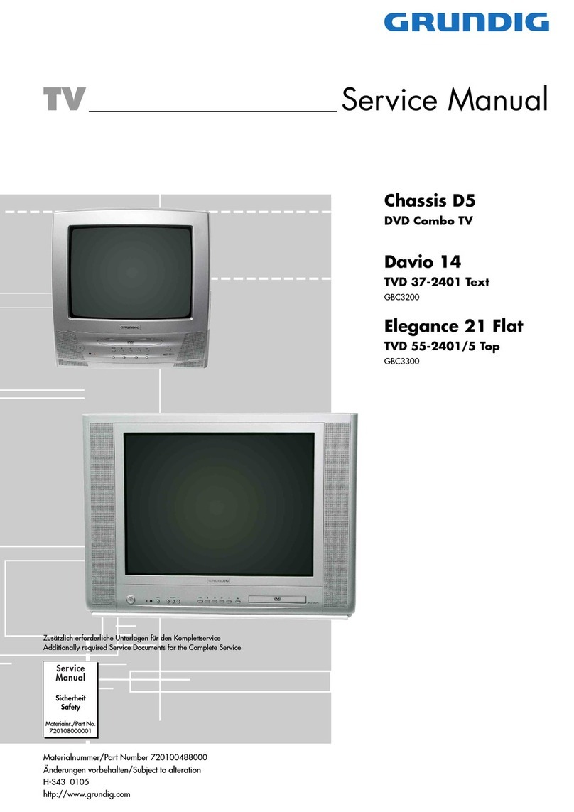 Grundig Chassis D5 User manual Grundig Chassis D5 User manual