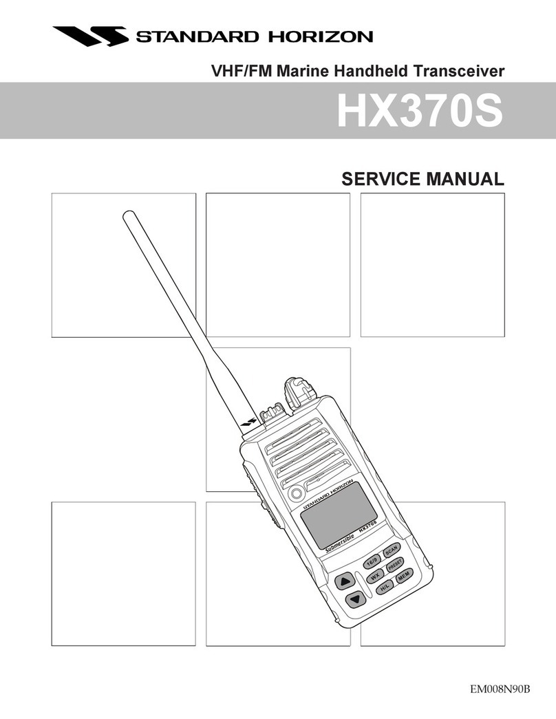 Standard Horizon HX370S Service manual
