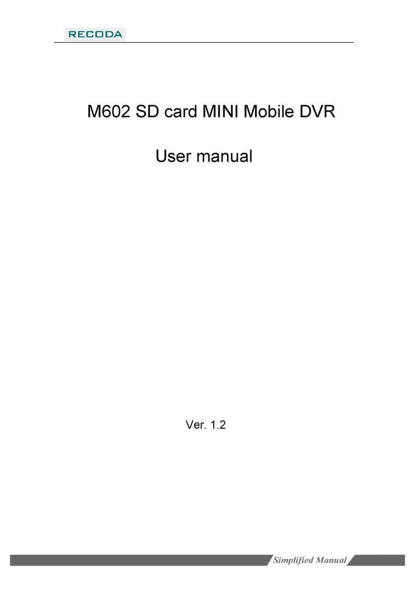 Recoda M602 user manual