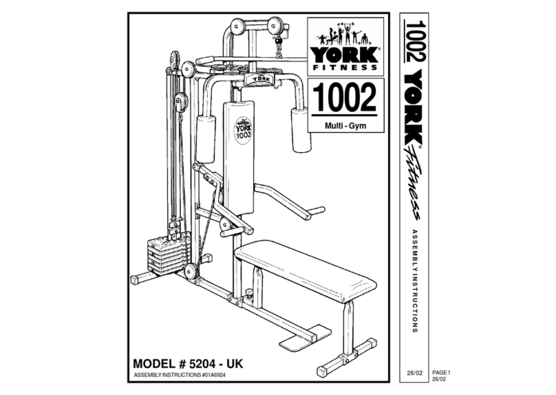 York 1002 Assembly instruction