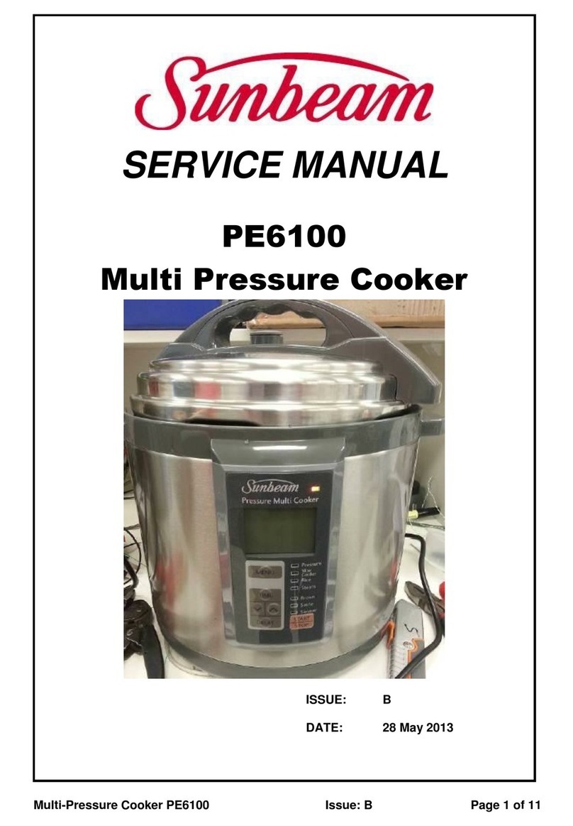 Sunbeam PE6100 Service manual