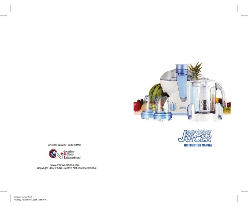 CNI Jump Start juicer instruction manual