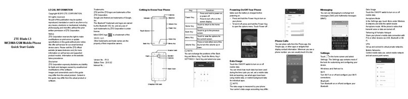 Zte Blade L3 User manual