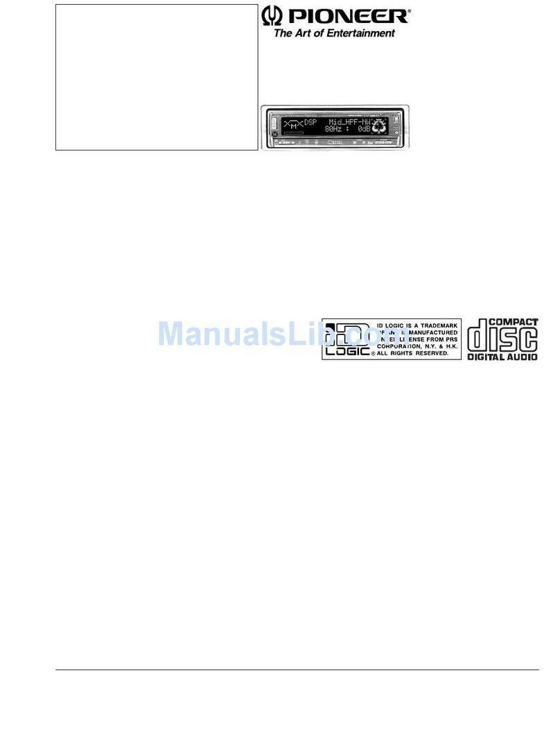Pioneer DEX-P1R Service manual