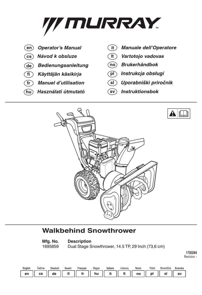 Murray 1695859 User manual