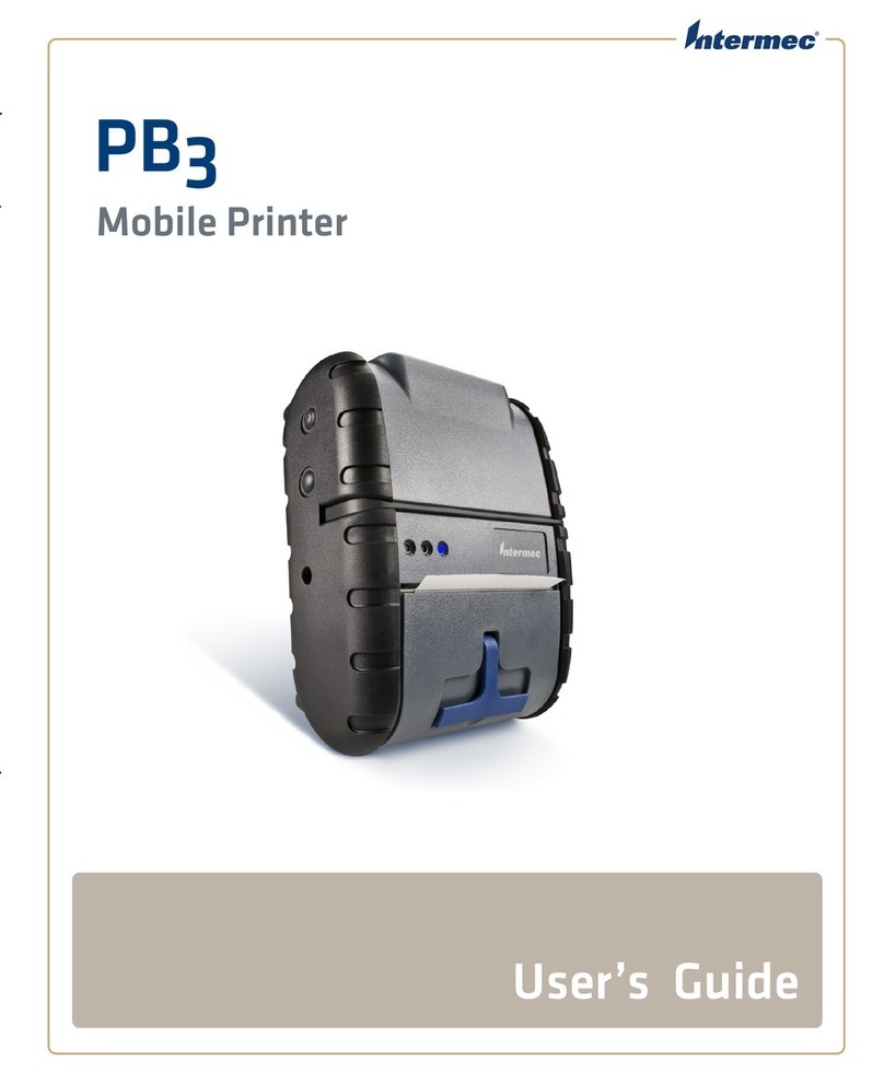 Intermec PB3 Series User manual