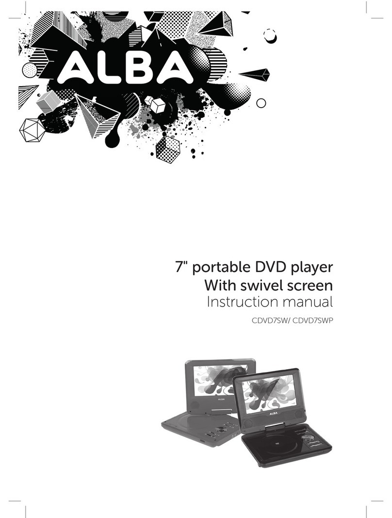 Alba CDVD7SW instruction manual