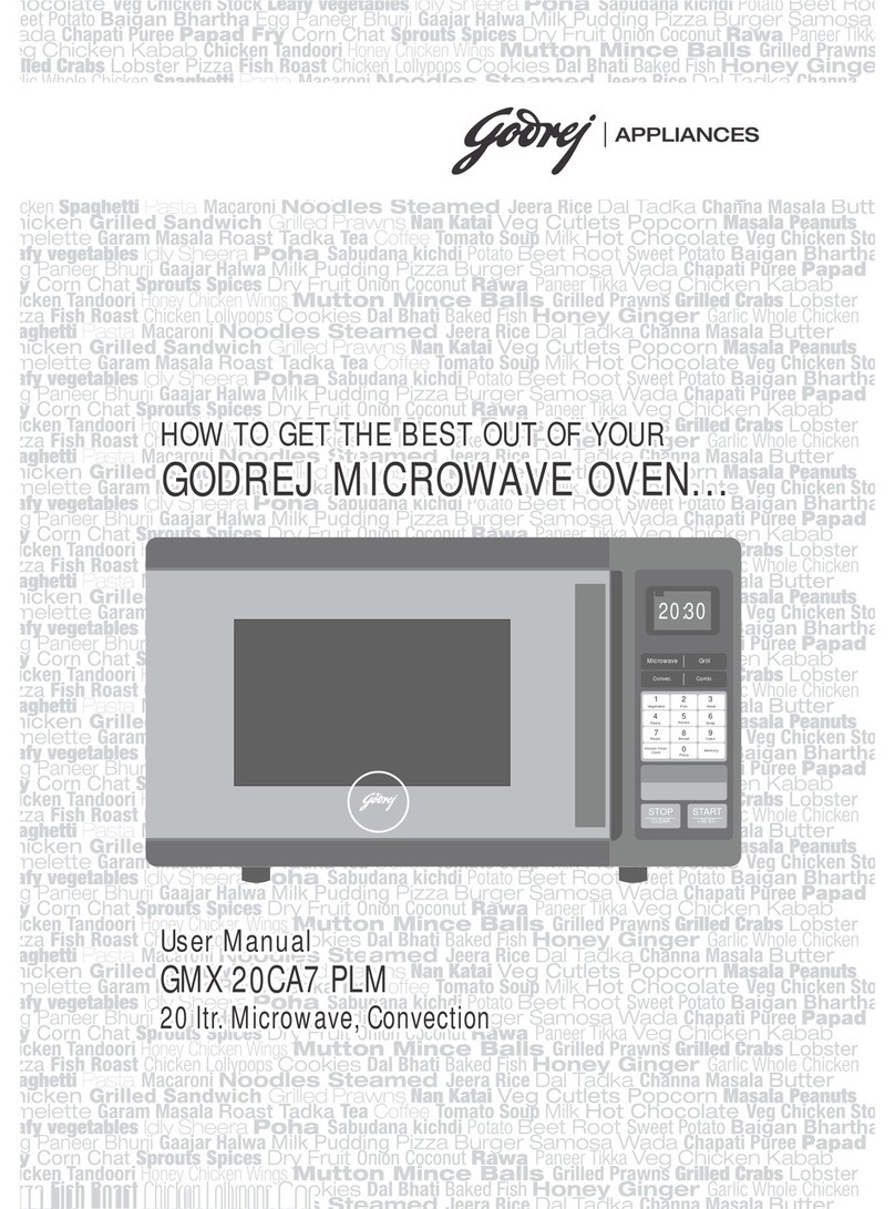 Godrej Appliances GMX 20CA7 PLM user manual