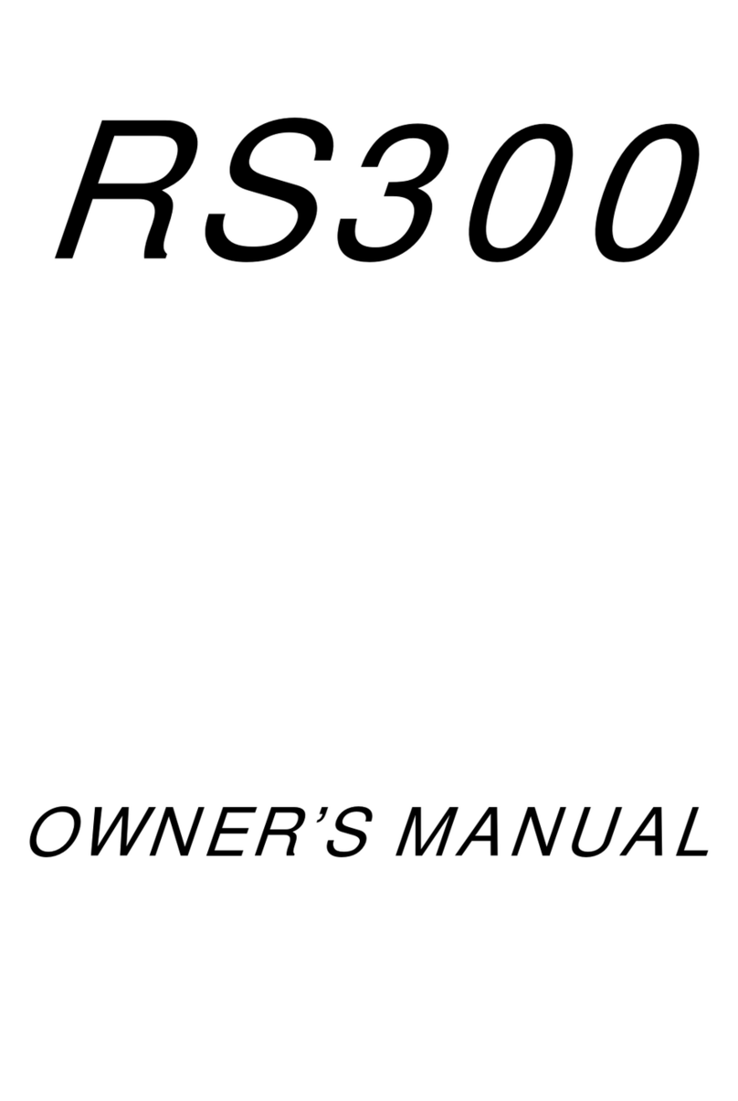 RS SAILING RS300 User manual RS SAILING RS300 User manual