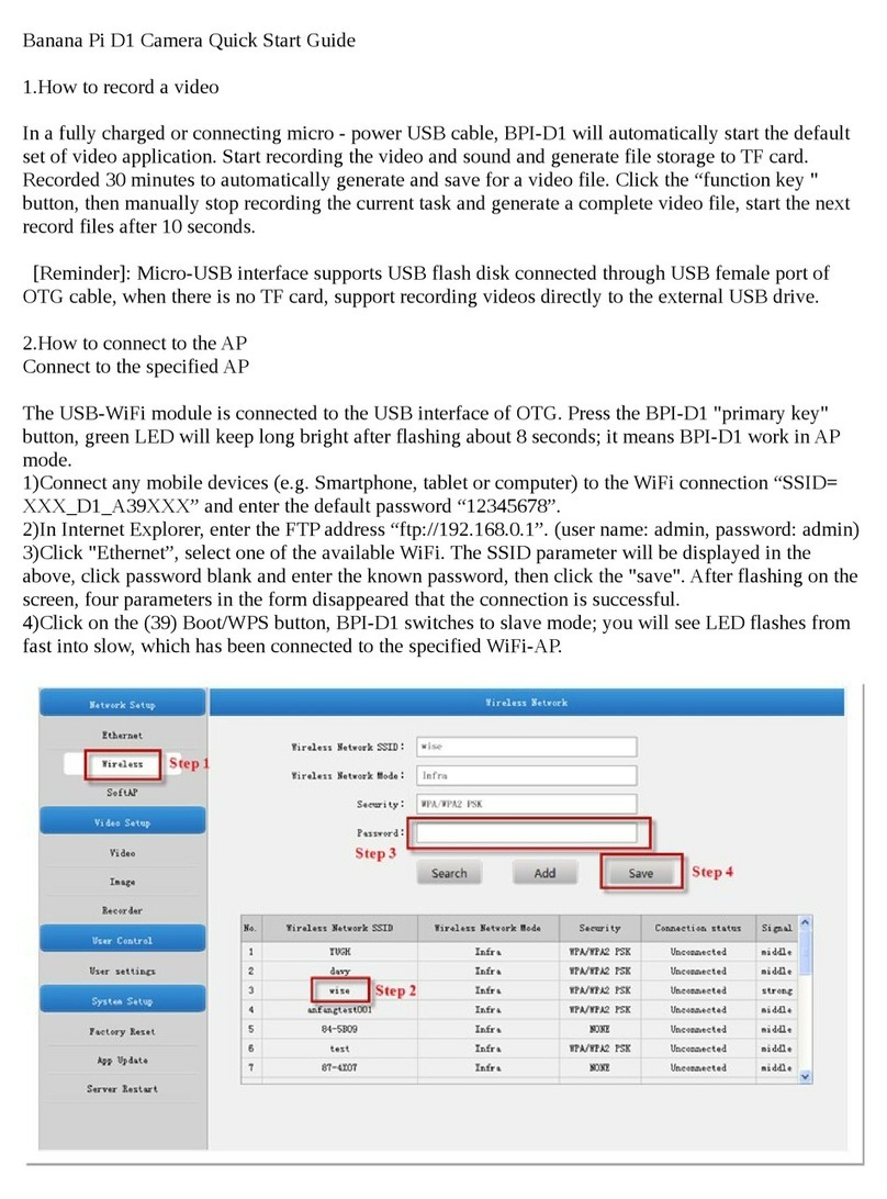 Banana Pi BPI-D1 quick start guide