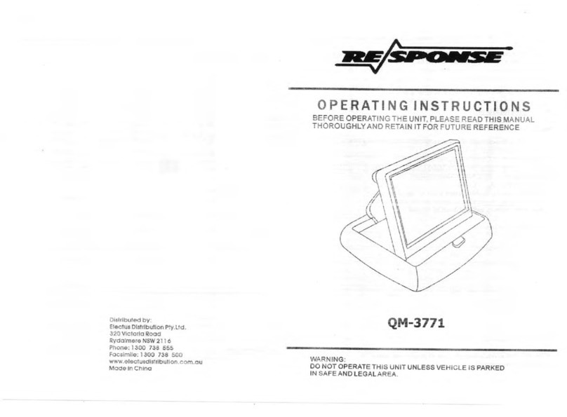 Response QM-3771 operating instructions