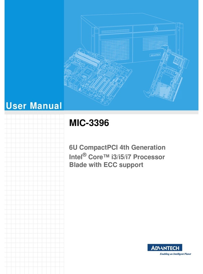 Advantech MIC-3396 User manual