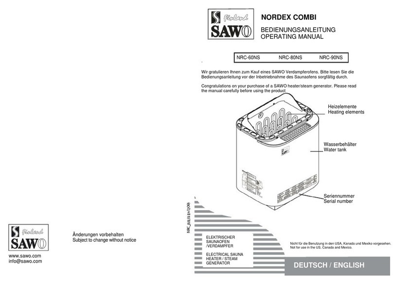Sawo NORDEX COMBI NRC-60NS operating manual