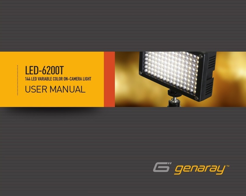 Genaray LED-6200T User manual