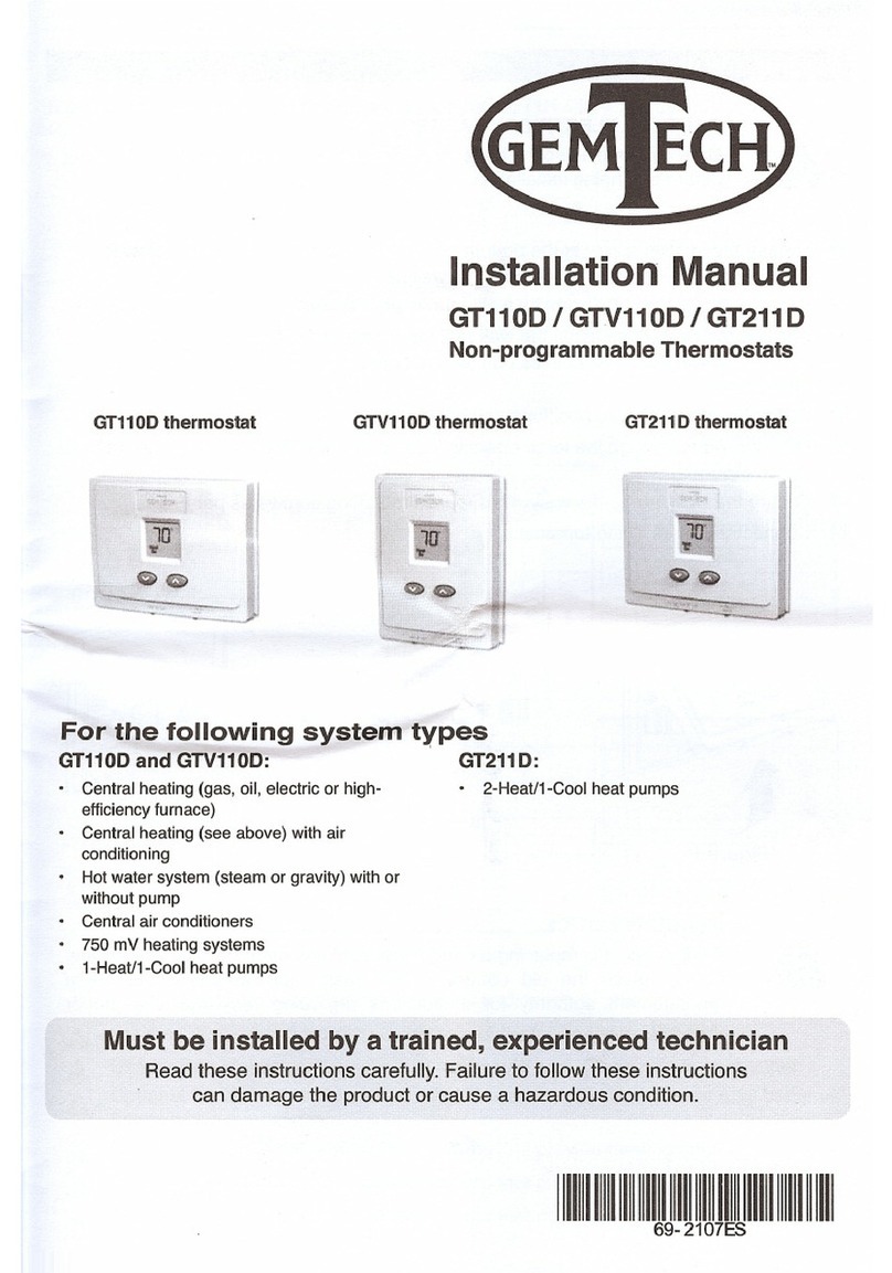 Gemtech GT110D installation manual