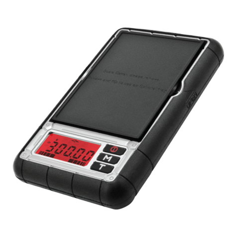 My Weigh DURASCALE D2 User manual