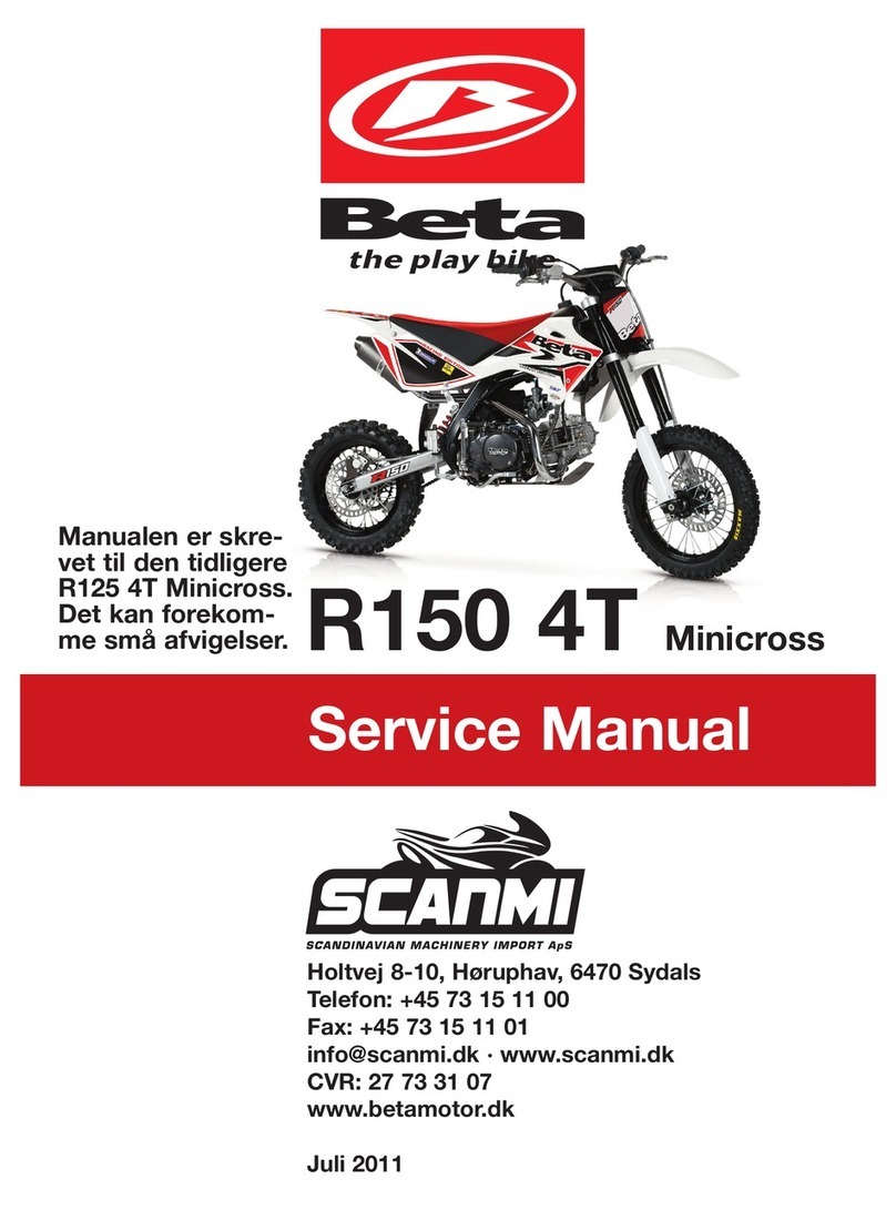 Betamotor MINICROSS R150 4T Service manual