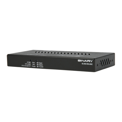 Binary B-240-HD-2AC User manual