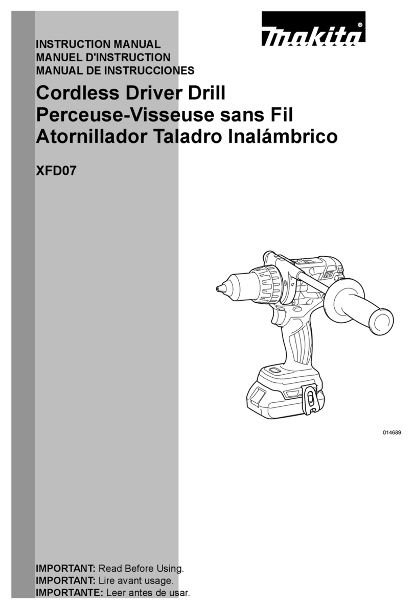Makita XFD07 User manual Makita XFD07 User manual