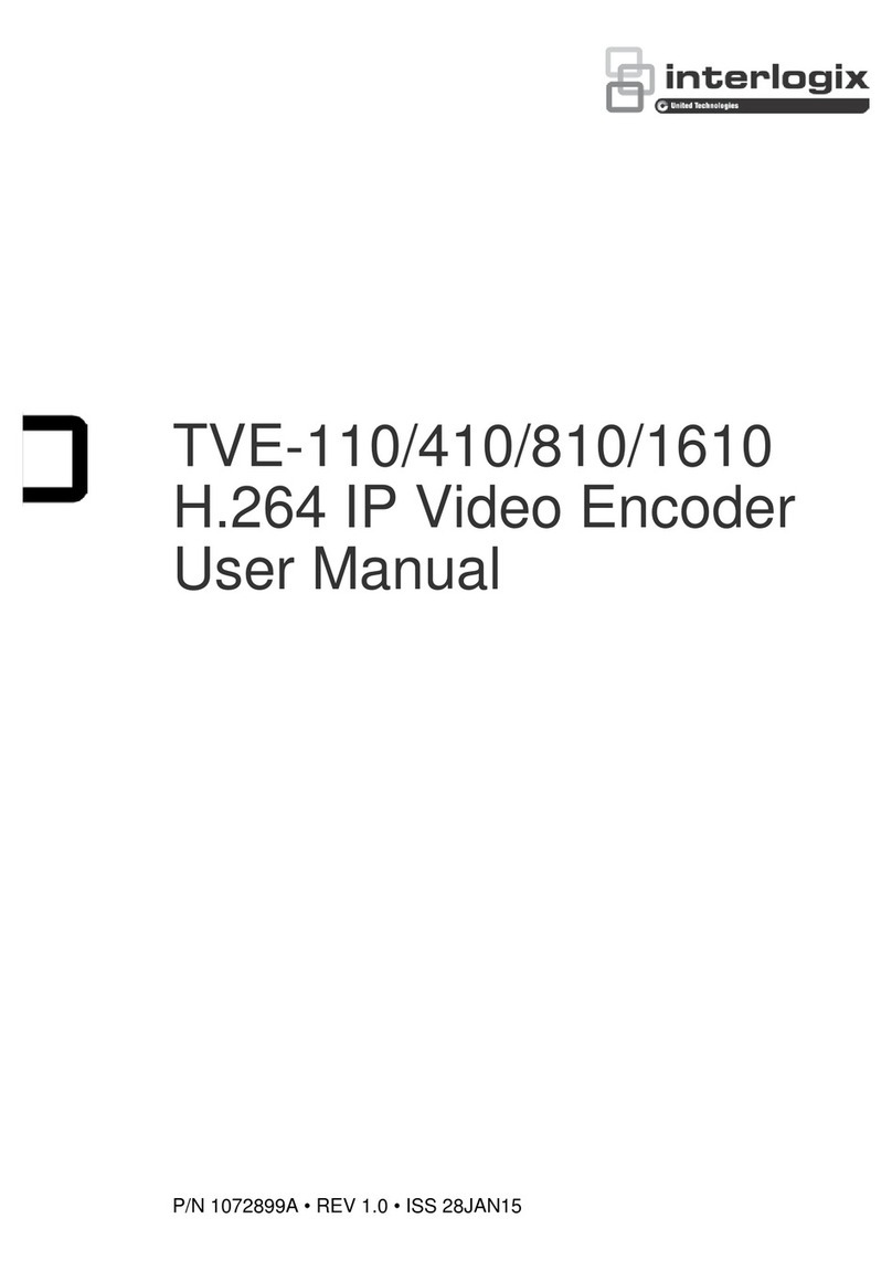 Interlogix TVE-110 User manual