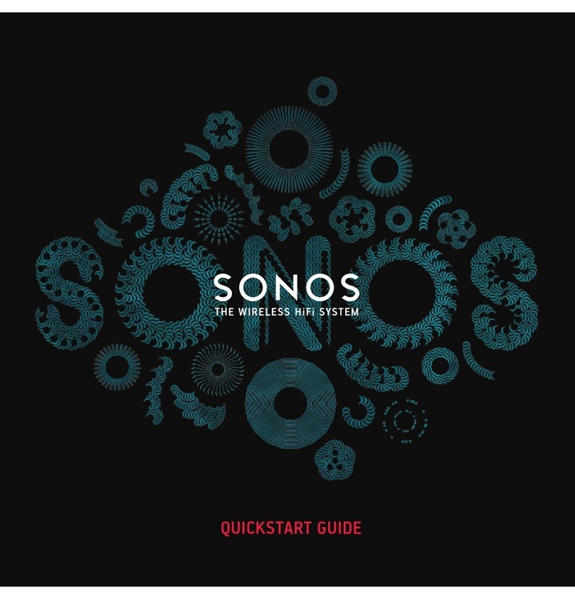 Sonos PLAY:5 User manual Sonos PLAY:5 User manual