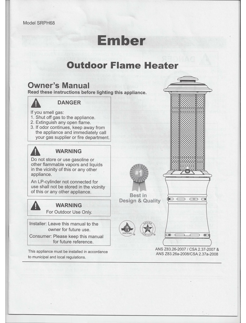Ember SRPH68 owner's manual
