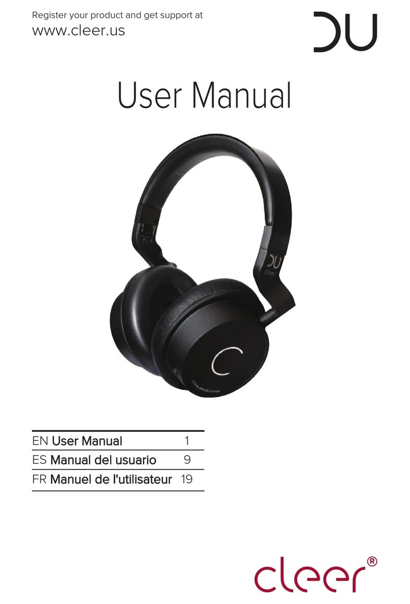 cleer DU User manual