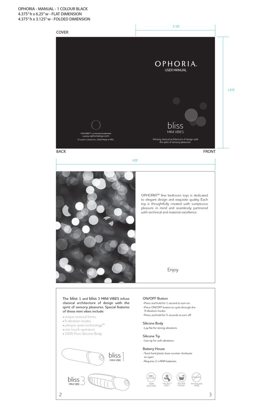 Ophoria bliss MINI VIBE user manual