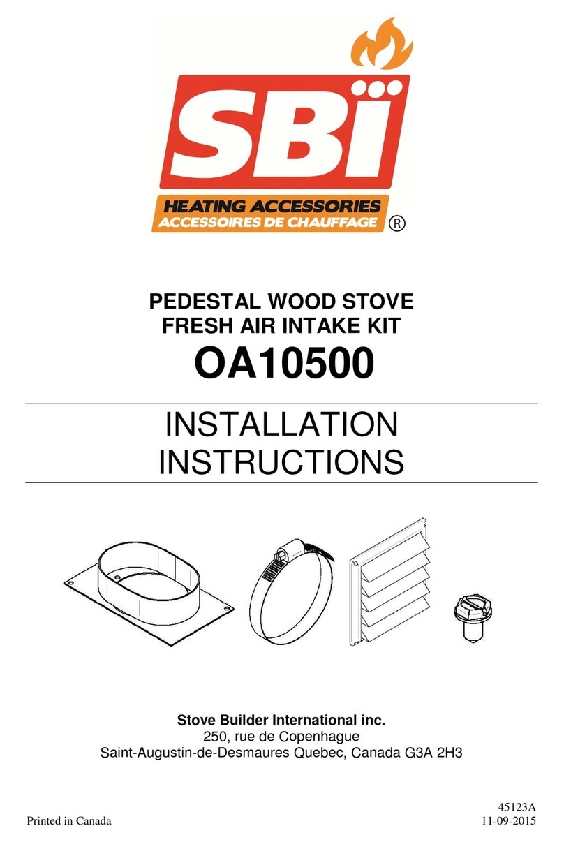 Stove Builder International OA10500 installation instructions
