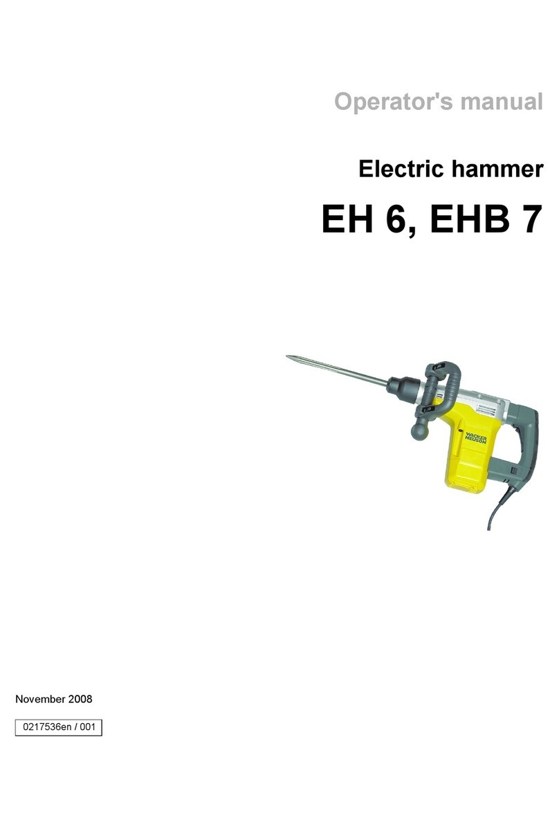 Wacker Neuson EH 6 User manual
