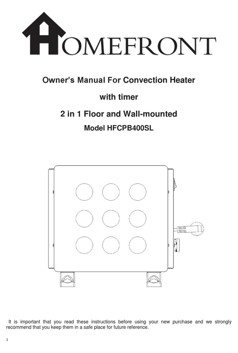 Homefront HFCPB400SL owner's manual