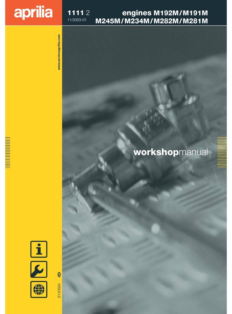 APRILIA M192M Workshop manual