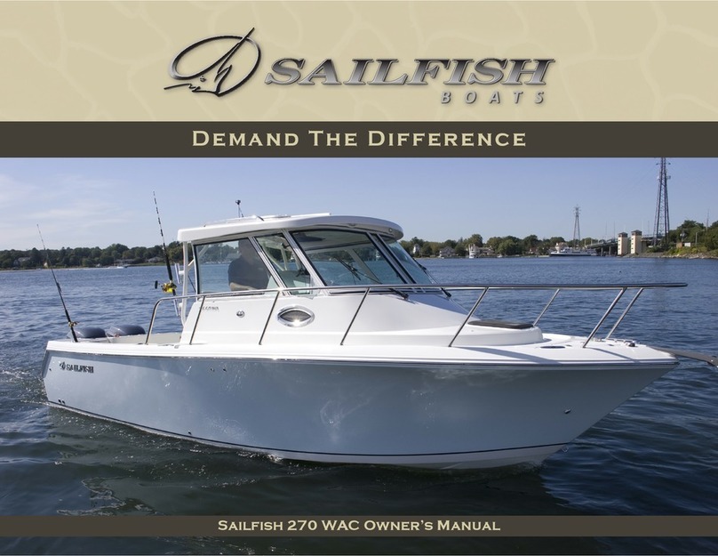 Sailfish 270 WAC owner's manual
