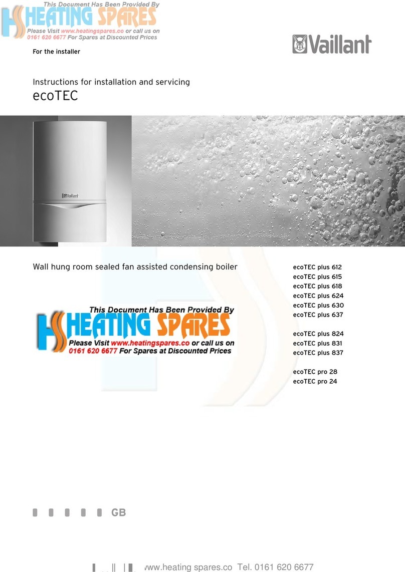 Vaillant ecoTEC plus 612 User guide